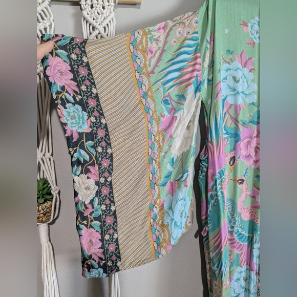 Spell Cloud Dancer Maxi Kimono OS